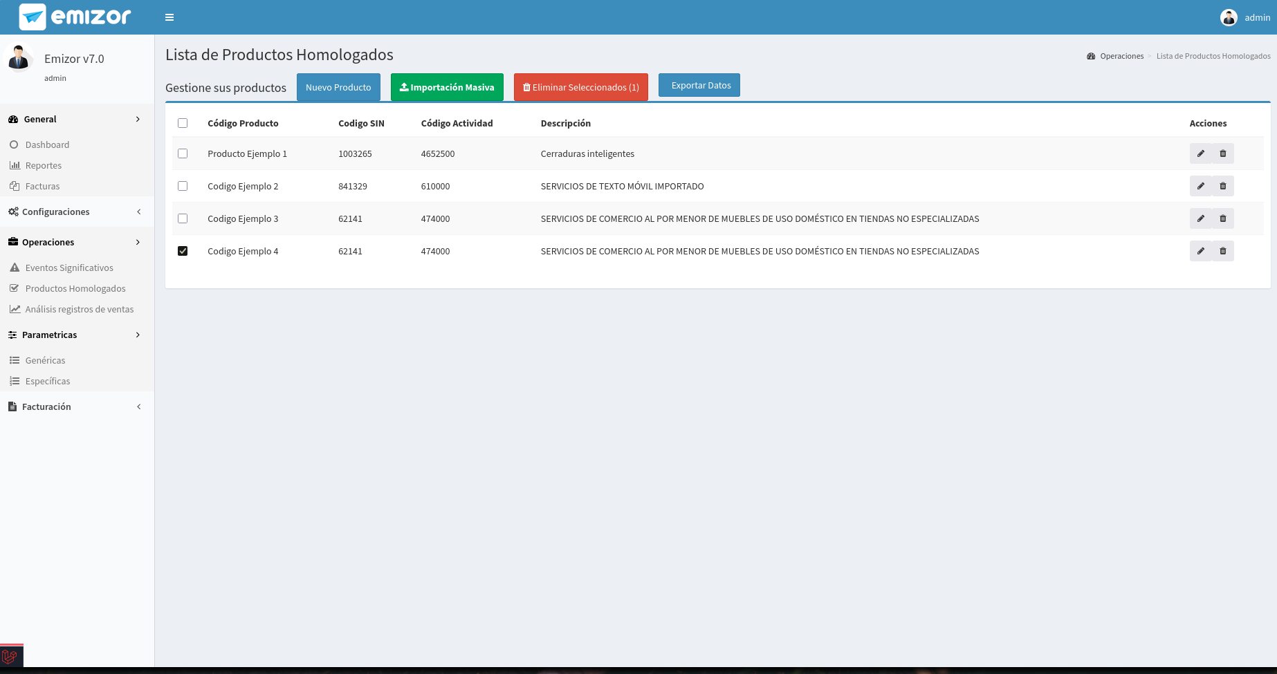 Lista Actualizada
